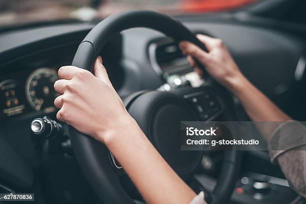 Always On The Move Stock Photo - Download Image Now - Steering Wheel, Driving, Car