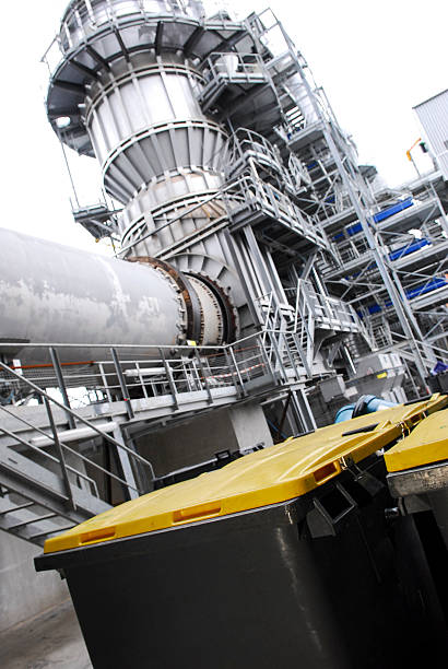 istock Storage tanks, chemical factory areas . 627885634