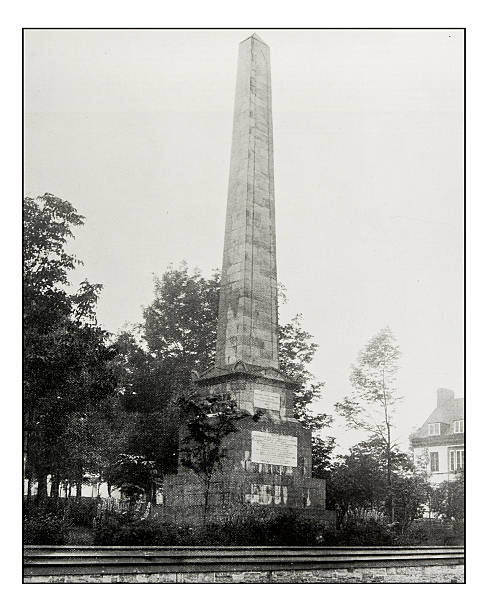istock Antique photograph of Monument to Wolfe and Montcalm, Quebec 627890922