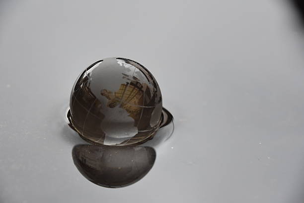 istock GLASS BALL IN THE RAIN 627891264