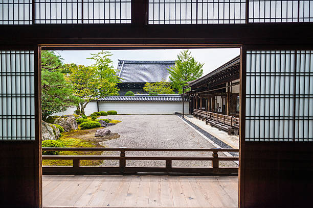 temple of Nanzen-ji Temple in Kyoto, Japan Kyoto, Japan - September 12, 2016: temple of Nanzen-ji Temple in Kyoto, Japan. Japanese garden is one of the most popular and trendy areas of garden art chan buddhism photos stock pictures, royalty-free photos & images