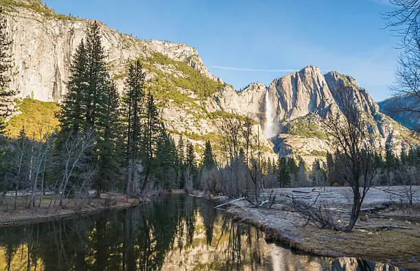 Photo of Swinging bridge area in Yosemite National park,California,usa.