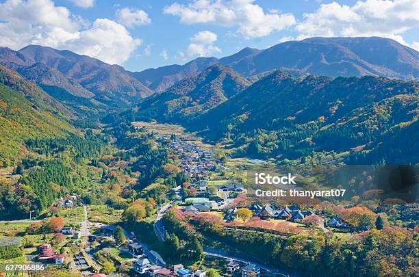 View Of Yamadera Valley Miyagi Japan Stock Photo - Download Image Now - History, Miyagi Prefecture, Asia