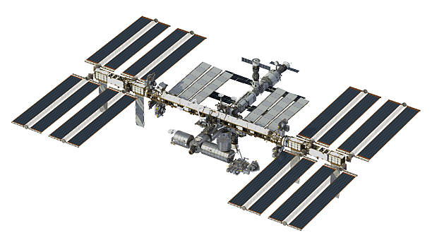 istock International Space Station On White Background 627908626