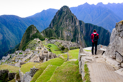 Machu Picchu, the city of the Inca Empire hidden high up in the Andean mountains.