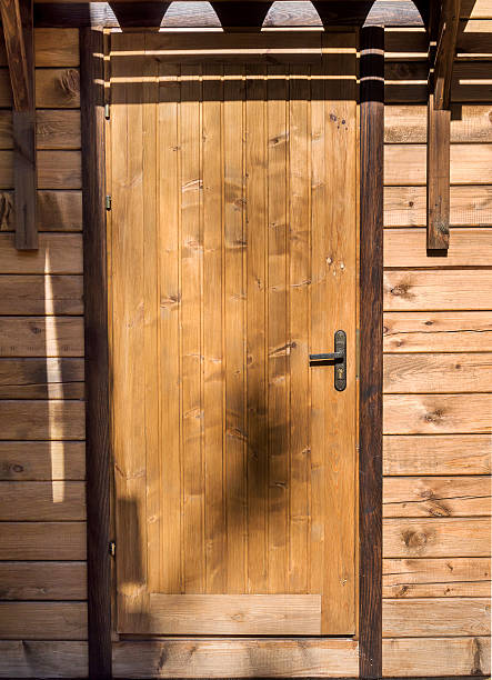 istock Wooden door 627929570