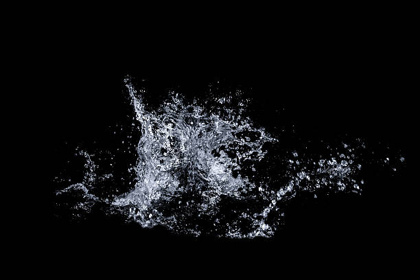 istock water splash isolated on black background 627935266
