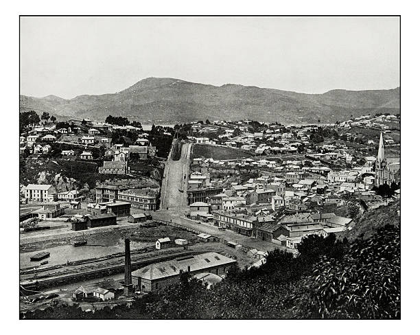 istock Antique photograph of Port Chalmers 627935272