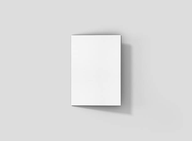 istock Photorealistic A4 Trifold Brochure Mockup on light grey background. 627940512
