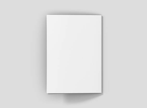 istock Photorealistic A5 Bifold Brochure Mockup on light grey background. 627941904