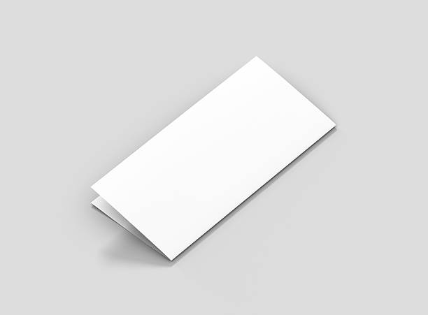 istock Photorealistic DL Bifold Brochure Mockup. 627942594