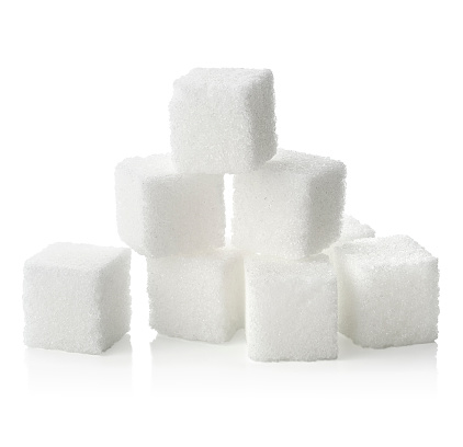 Sugar cubes. 