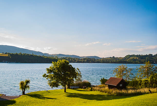 istock Lake in France 627943916