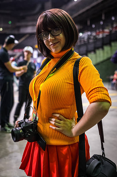 Velma From Scooby Doo Cosplay Stock Photo - Download Image Now