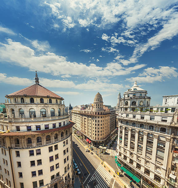 istock Argentina Buenos Aires downtown buildings from above 627956370