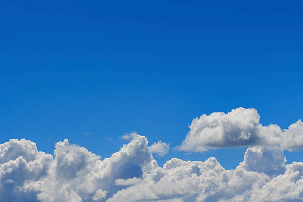 istock The white cloud in the blue sky. 627958438