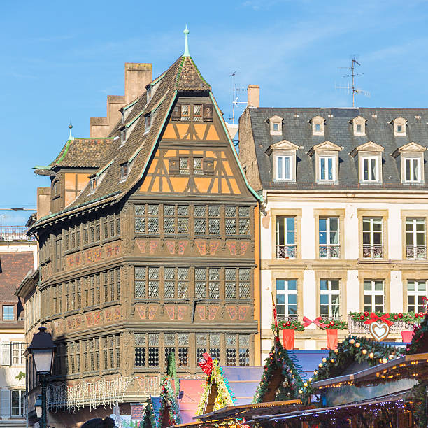 istock Strasboug December 2015 .Christmas decoration at Strasbourg, Als 627958932