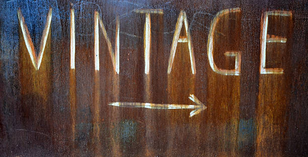 istock Vintage there. Letters on the rusty metal 627965472