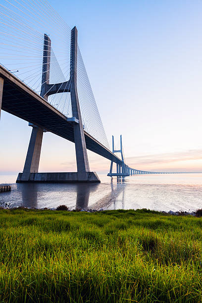 istock Vasco da Gama Bridge in Lisbon 627965650