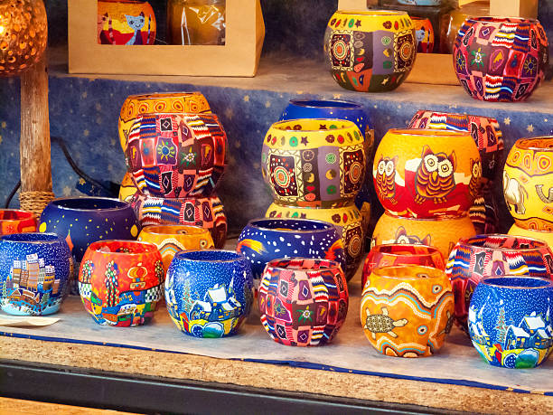 istock Candlelights on the Christmas market 627968498
