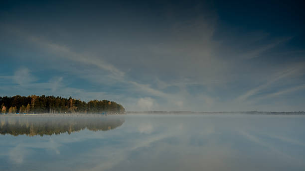 istock Lake in a cold early autumn morning 627976290