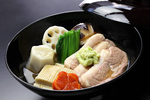 Jibuni, Kanazawa style duck meat stew, japanese cuisine