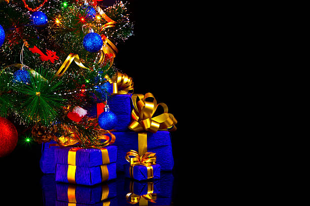 gifts under the Christmas tree