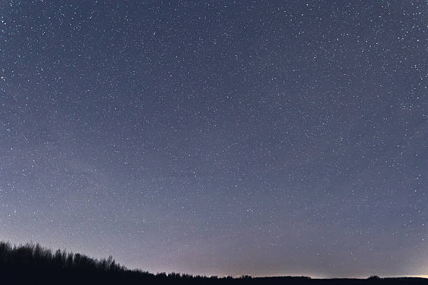 istock Blue dark night sky with many stars. Eridanus, Cetus,  Aries 627984822