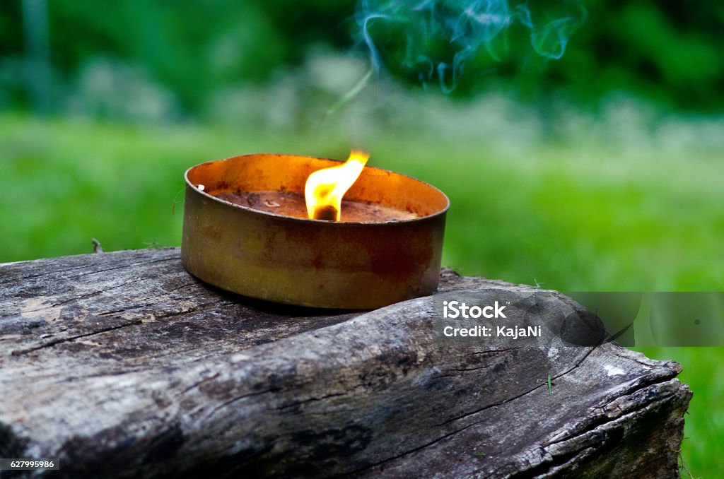 Flame of candle for mosquito Flame of candle for mosquito, perfect for those summertime evenings to keep the mosquitos away Candle Stock Photo