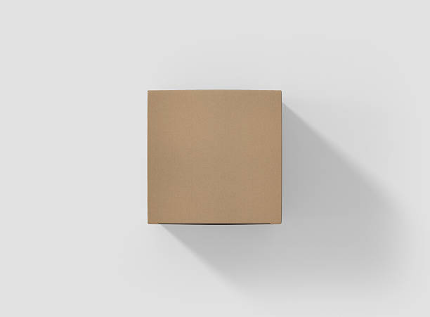 istock Photorealistic high quality Rectangle Kraft Package Box Mockup. 628003500