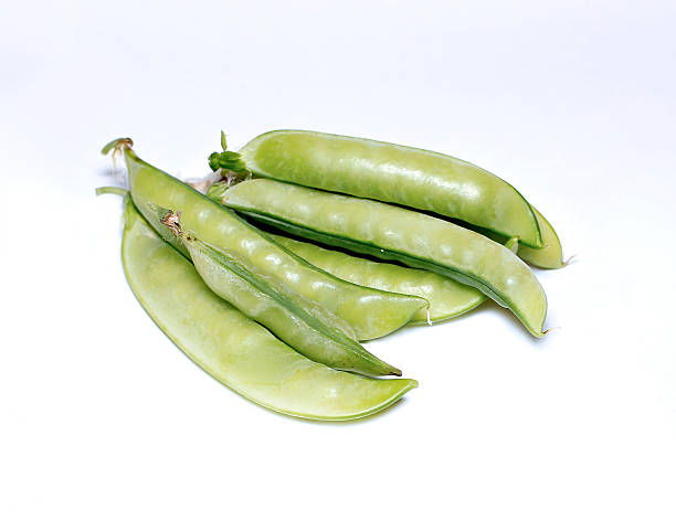 istock Pods of vegetable green peas 628005012