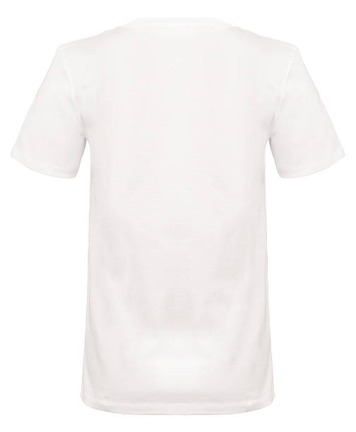 istock Rear-view Cut-out of Plain White Shirt on Invisible Mannequin 628015918