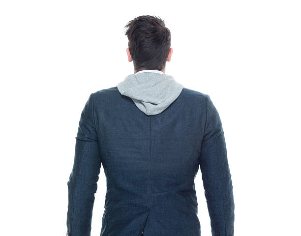 istock Rear view of man looking away 628016784