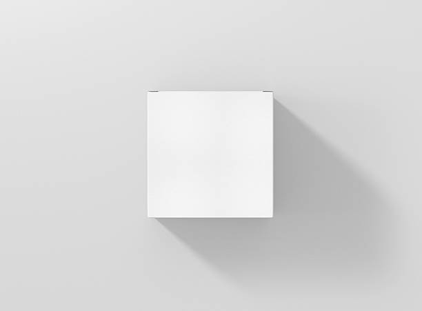 istock Photorealistic high quality Square Package Box Mockup 628017274