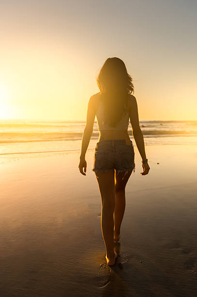 istock Low Angle Women Walking On The Beach 628026316