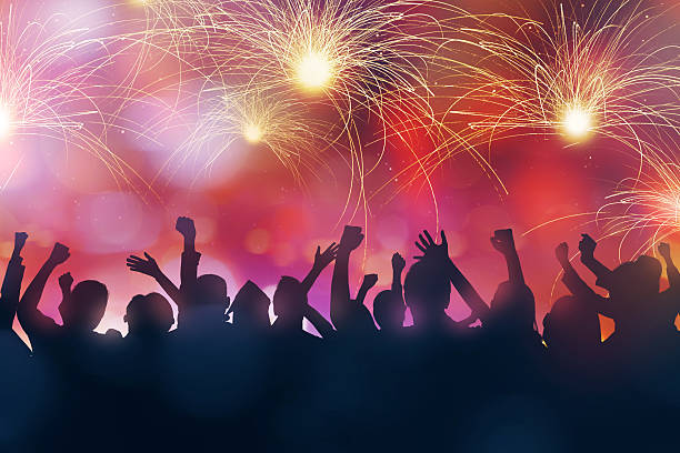 istock Party people celebrate new year eve 628026936
