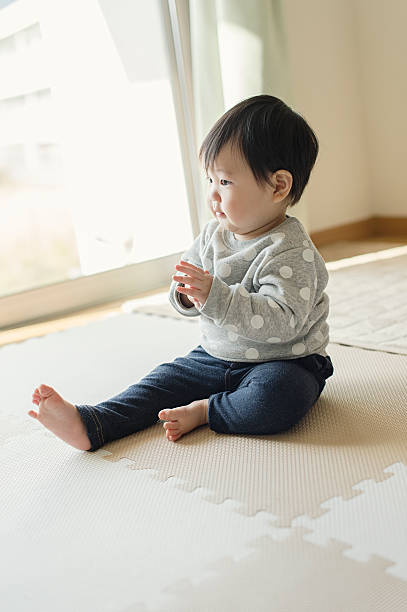Asian Baby girl is 10 months old