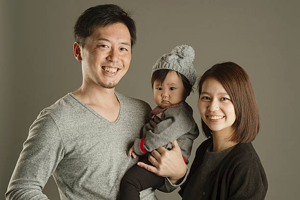 istock Japanese family  in studio shot 628030402
