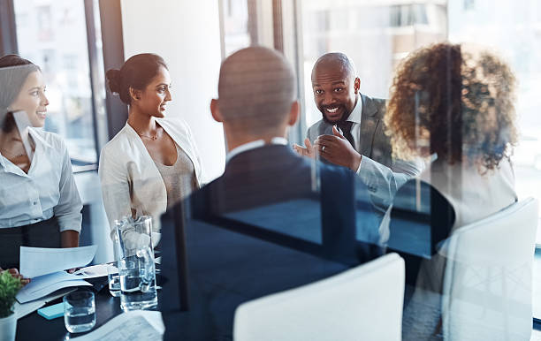 istock He sets the tone for a positive meeting 628038776