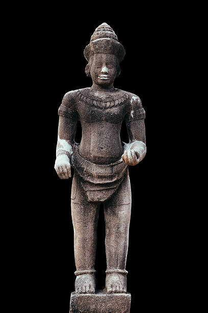 istock Stone Sculptures of Vishnu. 628039260