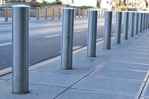 istock Row of sticks in stainless steel separating 628065118