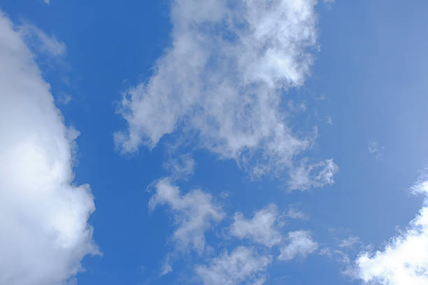 istock blue sky background with tiny clouds. natural photo background 628066474