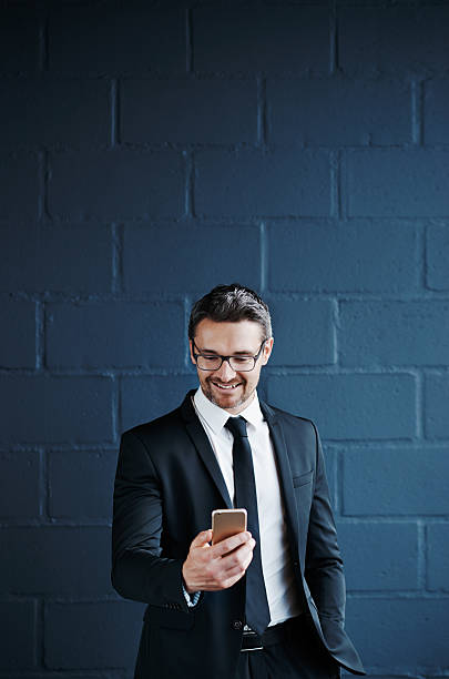 istock Sending and receiving all his business updates 628066712