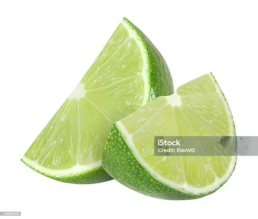 lime fruit slices isolated on white background with clipping path lime fruit slices isolated on a white background with clipping path Lime Stock Photo