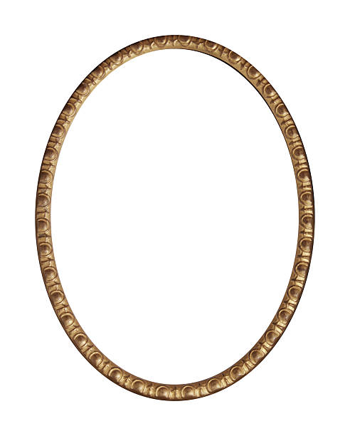 istock antique golden frame isolated on white background with clipping path. 628069806