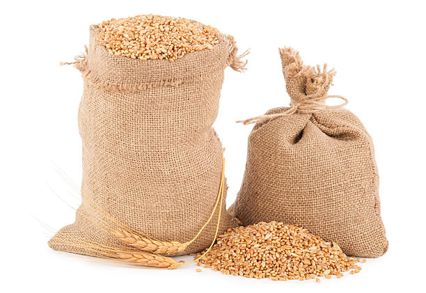 istock Sacks of wheat grains 628086732
