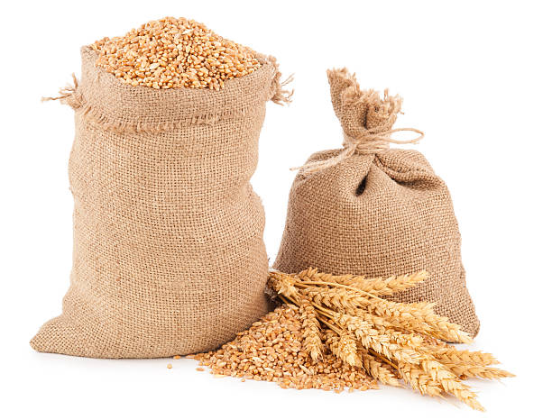 istock Sacks of wheat grains 628087476