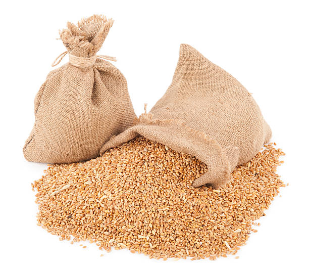 istock Sacks of wheat grains 628089266