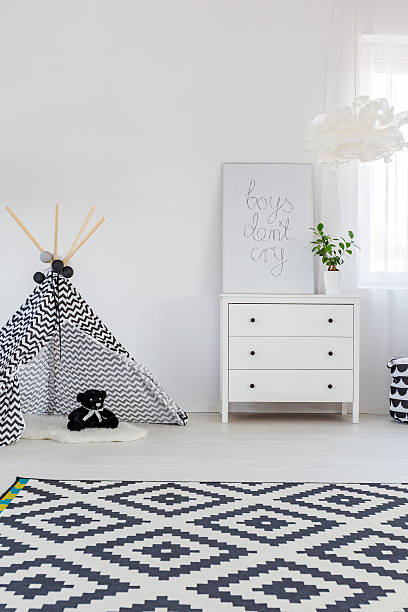 istock Child bedroom with dresser 628090676