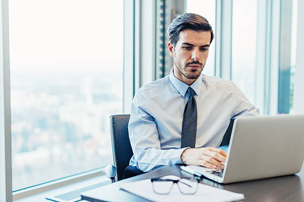 istock Businessman in the office 628094548